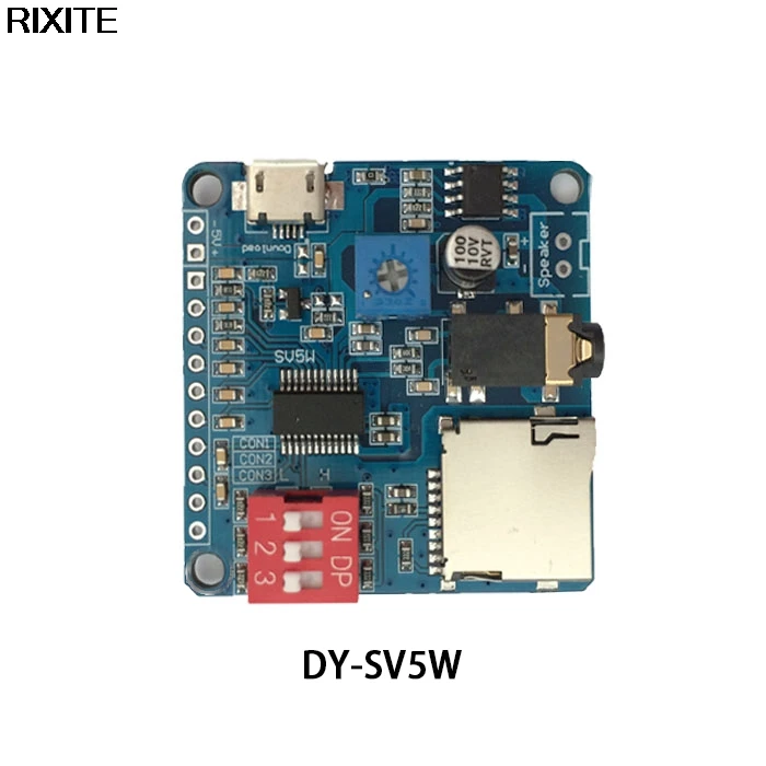 Voice Playback Module MP3 Music Player UART I/O Trigger Amplifier Board Module DY-SV17F DY-SV5W DY-SV8F DY-HV20T DY-HV8F