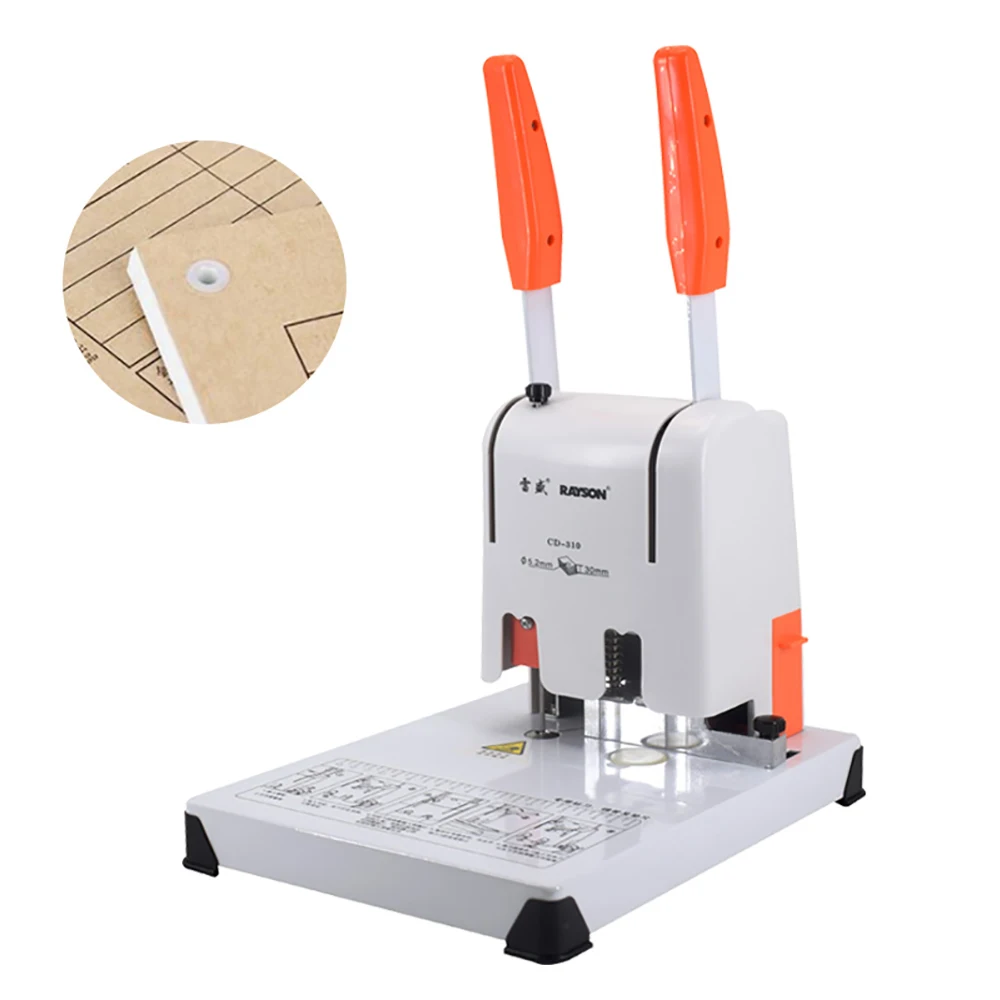 High Quality CD-310 Financial Documents Binding Machine Hot Melt Riveting Tube Binding Machine 220V Drilling Diameter 5.2MM