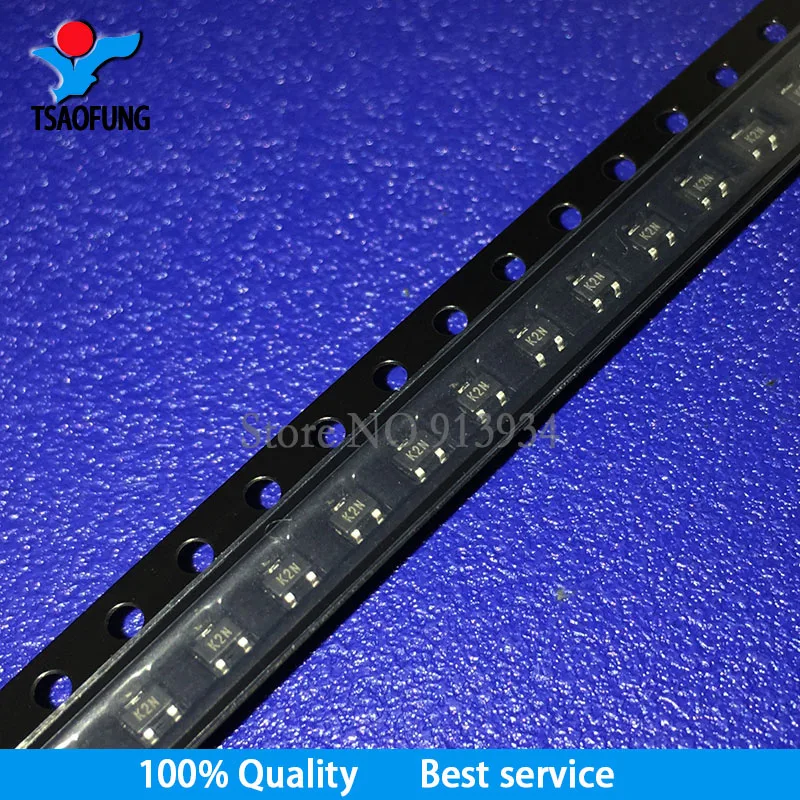 جديد الأصلي MMST3904-7-F وسم: K2N MMST3904 SOT-323