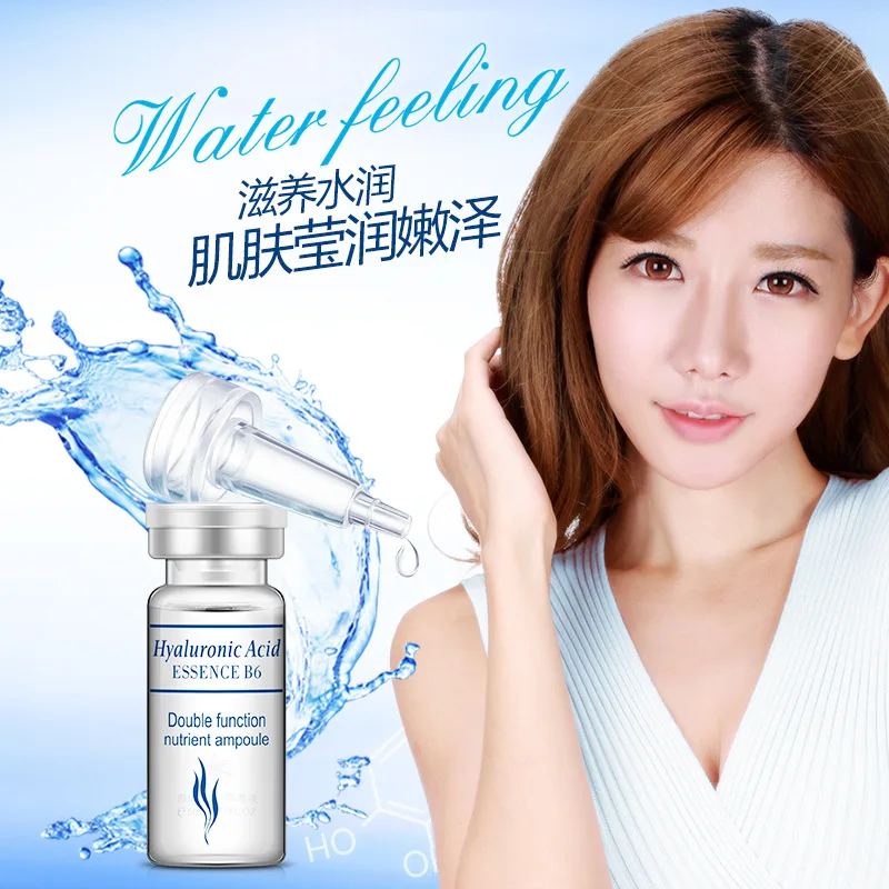 BIOAQUA 10PCS/Set Hyaluronic Acid Serum Moisturizing Vitamins E Facial Moisturizing Anti Wrinkle Aging Collagen Day