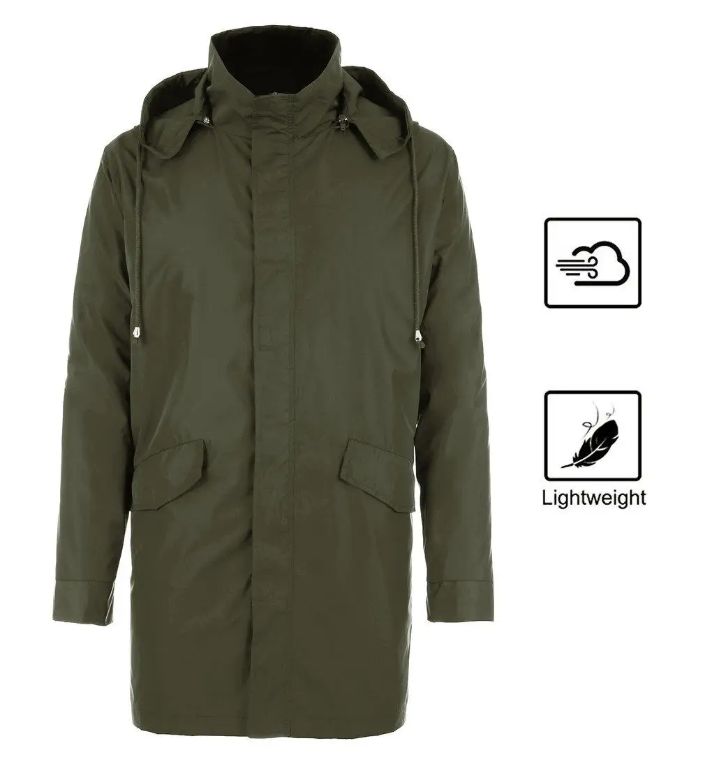 

BIG SALE!Women Waterproof Hoodies Quick-drying Long Sleeves Outdoor Raincoat Lightweight Button & Zipper Front Closure