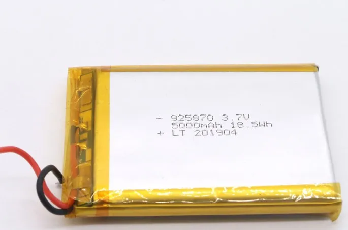 

3.7v 5000mah 925870 905570 li-polymer battery polymer lithium rechargeable battery