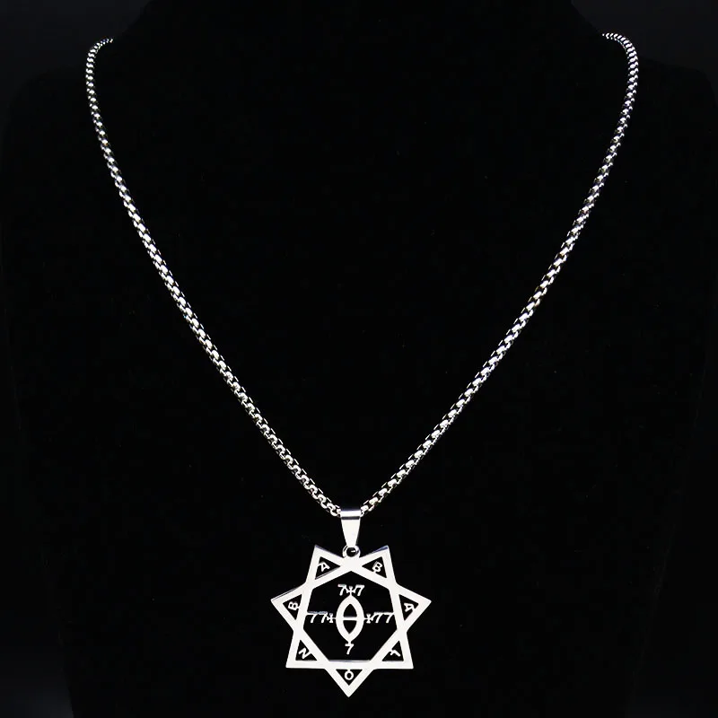 BABALON Stainless Steel Necklace for Women Silver Color Necklaces & Pendants Jewelry acero inoxidable joyeria mujer N7043SR