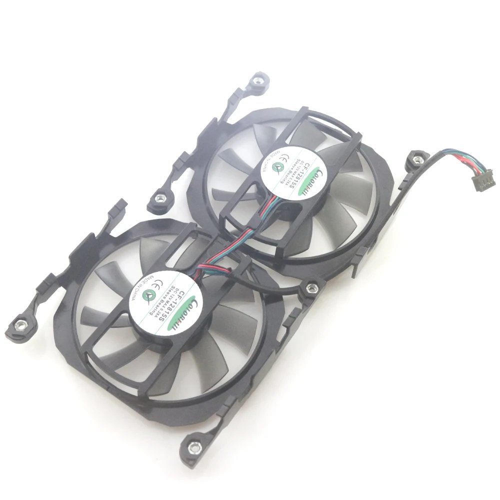 Free Shipping CF-12815S DC12V 0.35A 75mm VGA Fan For Inno3D 260 GTX750ti GTX660 GTX660ti GTX750 Graphics Card Cooling Fan