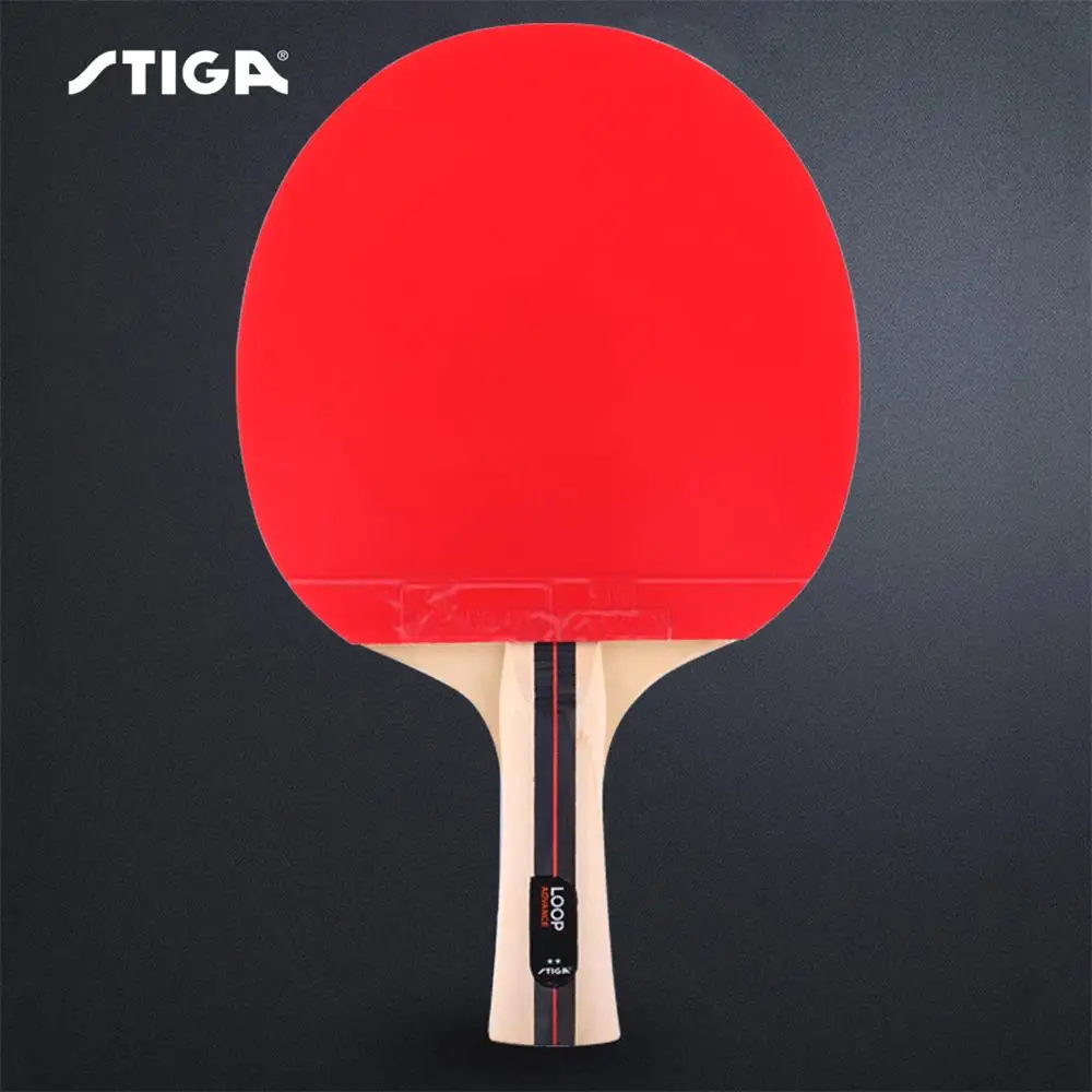 STIGA 2stars Rubber Table Tennis Paddle, Professional Pingpong Racket with Case 200g 2 star