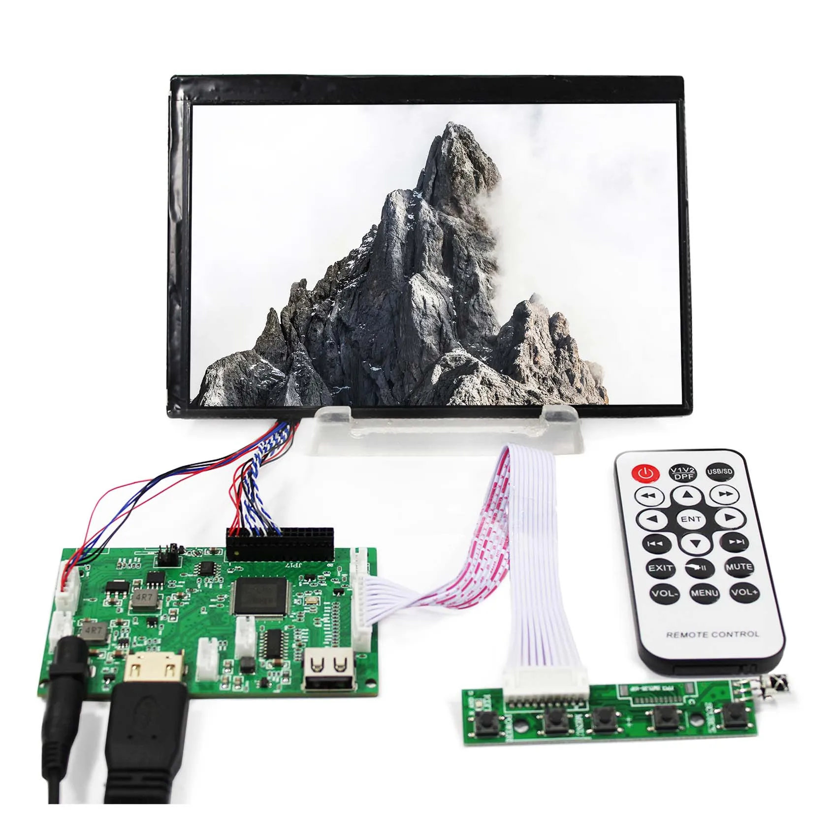 Lcdディスプレイ7 "N070ICG-LD1 1280X800液晶画面HD-MI.USB自動輝度調整lcdコントローラボード