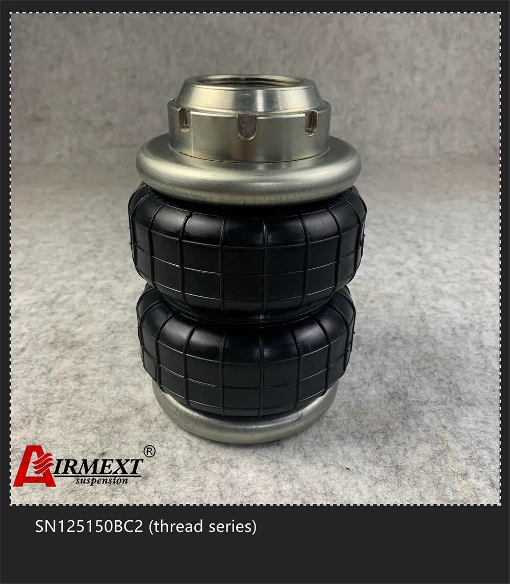 

AIRMEXT/SN125150BC2-DT1 (M52*1.5-50) /Dia.125mm rear air suspension airspring Double convolute/pneumatic parts/air suspension