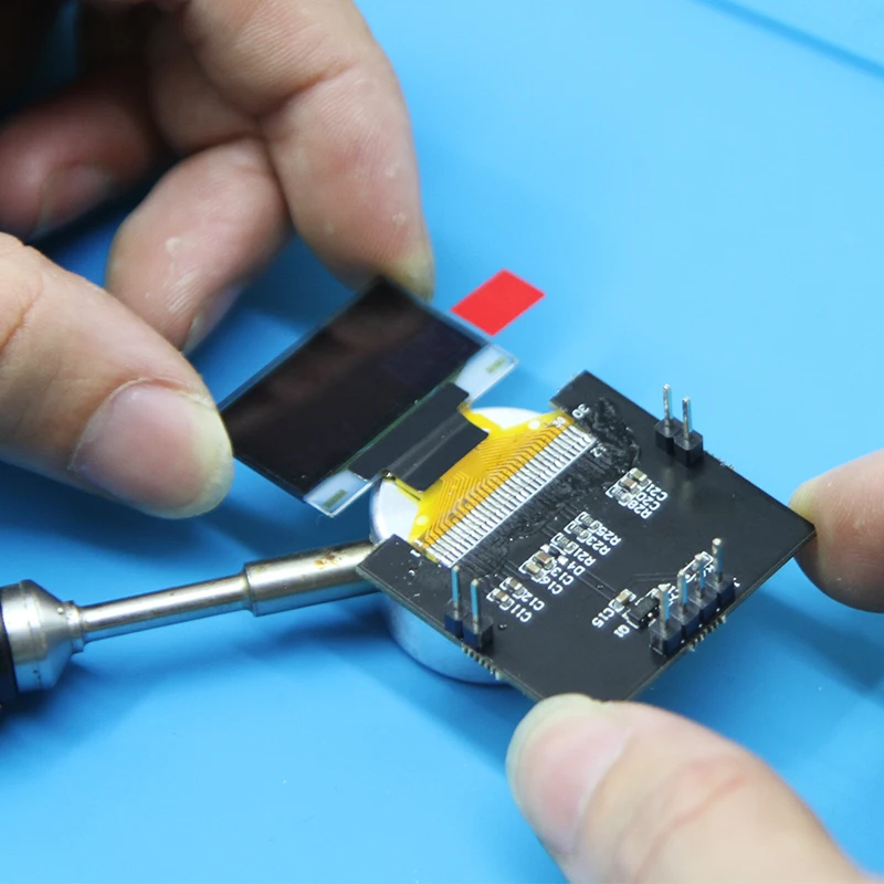 SEQURE – Mini Station de fer à repasser, Table chauffante pour dessouder, PCB, supports de câbles pour pointes de soudage SQ001/D60