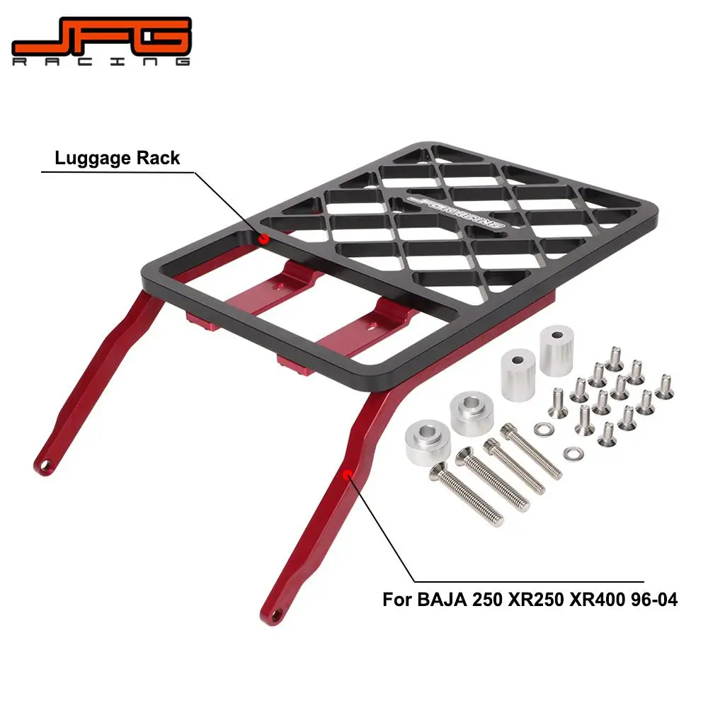 Motorcycle CNC Rear Solo Seat Luggage Rack Support Shelf For HONDA BAJA 250 XR250 XR400 1996-1998 1999 2000 2001 2002 2003 2004