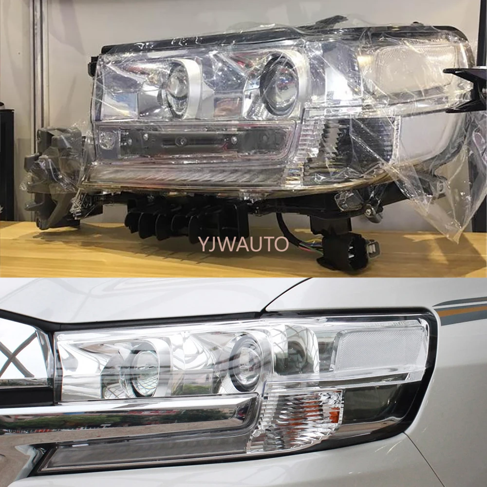 Headlamp Assembly For Toyota Land Cruiser 2016 Headlight Replace Daytime Running Whole Car Light Auto Assembly