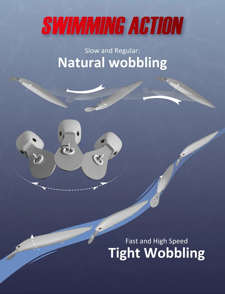 Noeby Sinking Minnow Angelköder 137 mm 41 g Wobbler Jerkbait Heavy Game Künstlicher harter Köder Seebarsch Salzwasser-Angelköder – Detail 7