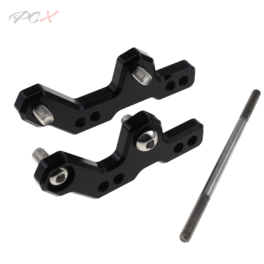 

Left Right Front Footrest Foot Pegs Pedal Mount Transfer Bracket for KAWASAKI NINJA 300/250/R Z250 Z300 EX250 EX300 2013-2017