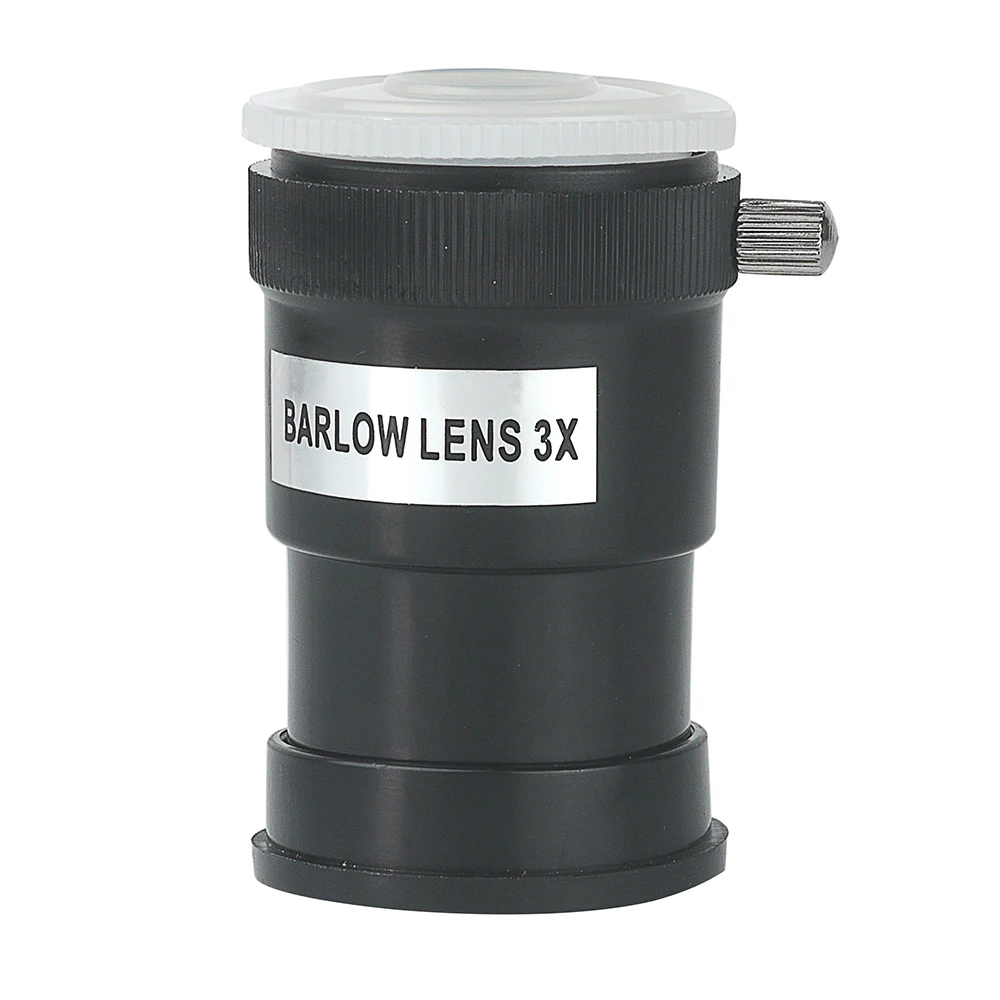 EYSDON 3X Barlow Lens Plastic for 1.25 Inch Astronomical Telescope Short Focus - Economical And Practical Multiplier Lens