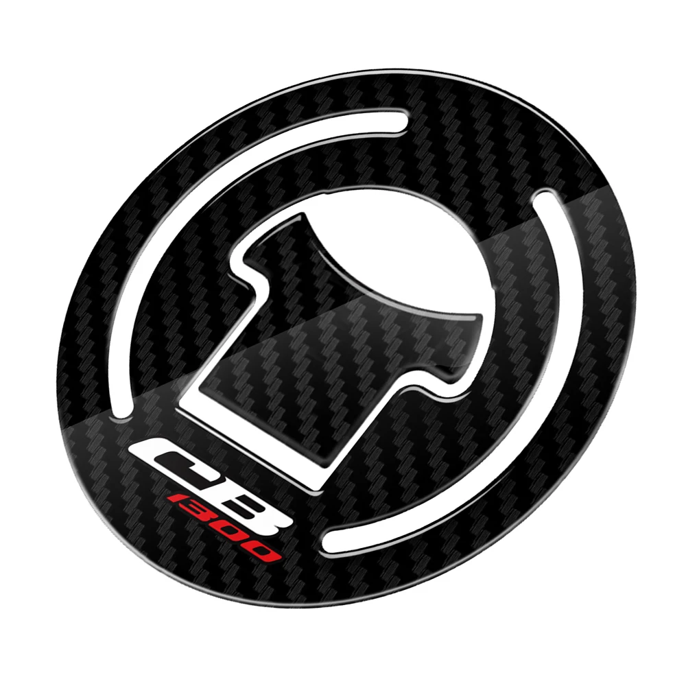 

CB 1300 X4 - Tank Cap Cover Motorcycle Sticker Fuel Cap Protector Decals Case For HONDA CB1300 X4 2006-2012 3D Carbon Look