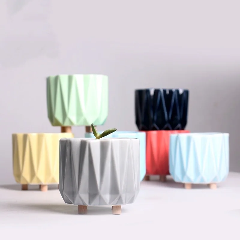 

Ceramic Flower Pot Office Hydroponic Bottle Plant Pot Home Garden Small Falower Pots Decoration Floreros декор комнаты