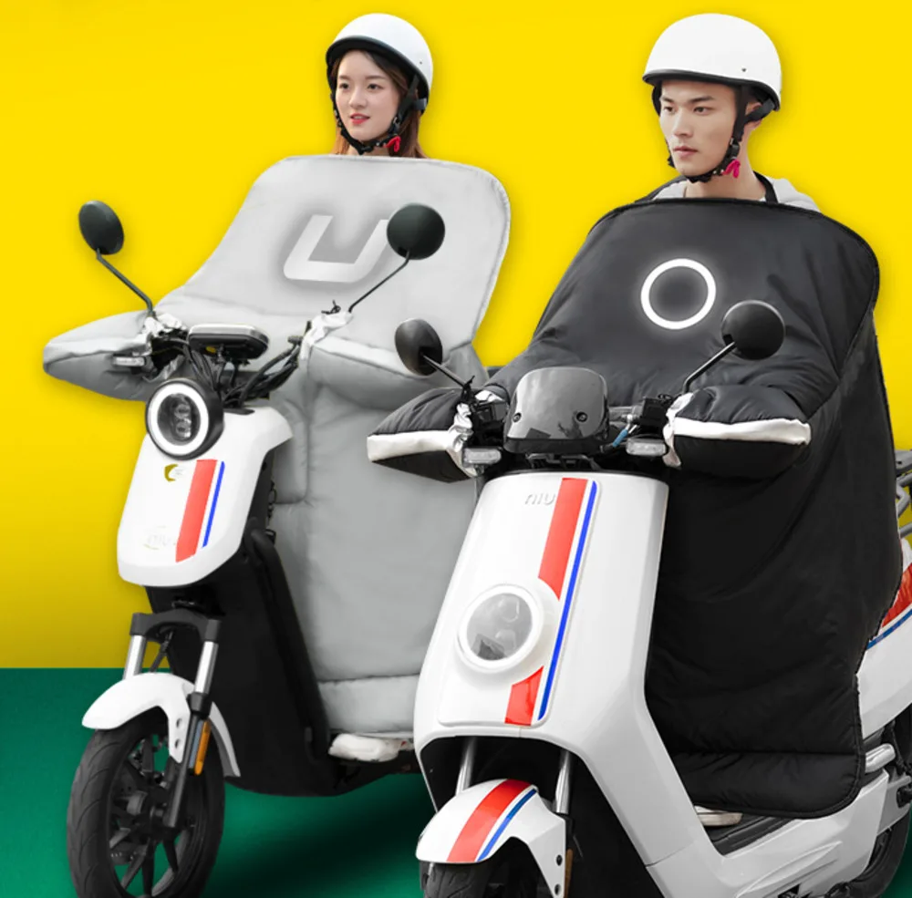 Electric Motorcycle the Wind Shield Is Plush and Thickened by the Wind Shield in Winter for Niu