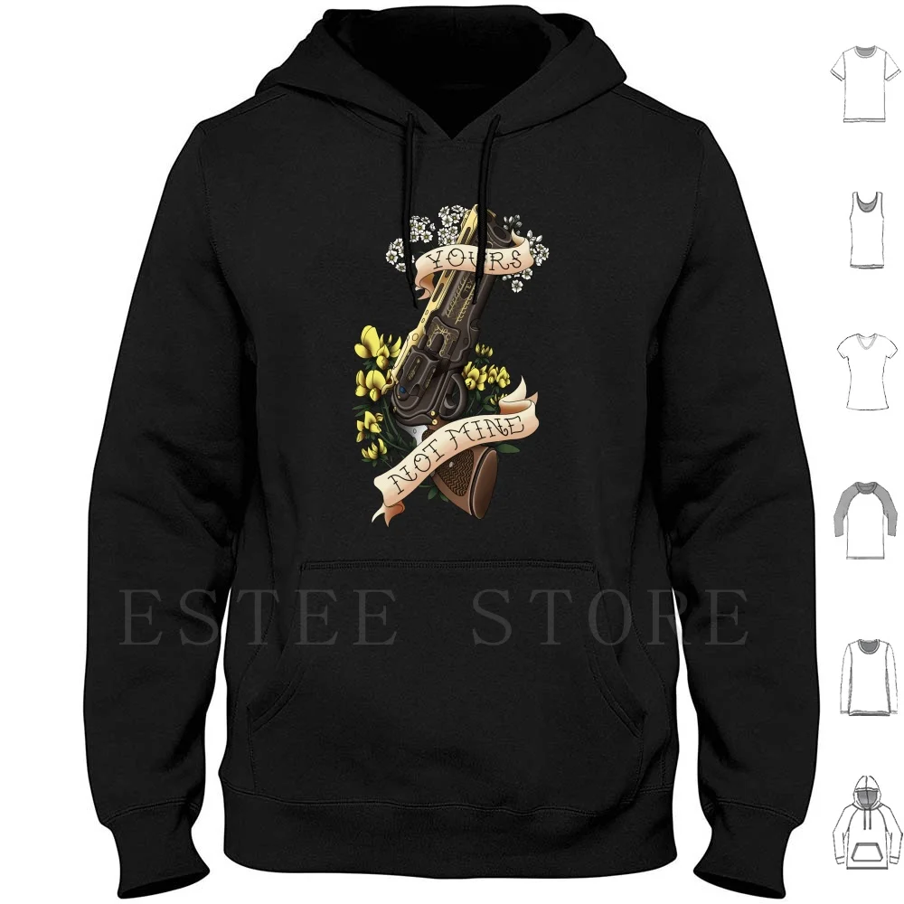 Yours, Not Mine' Sweat-shirts à capuche à manches longues inspirés des tatouages Destiny Destiny The Game Destiny 2 Destiny2 Last Word