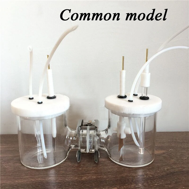 2pcs One Pair H-type Cell, H-type Ion Exchange Membrane Cell, Universal Cell, Sealed Cell.