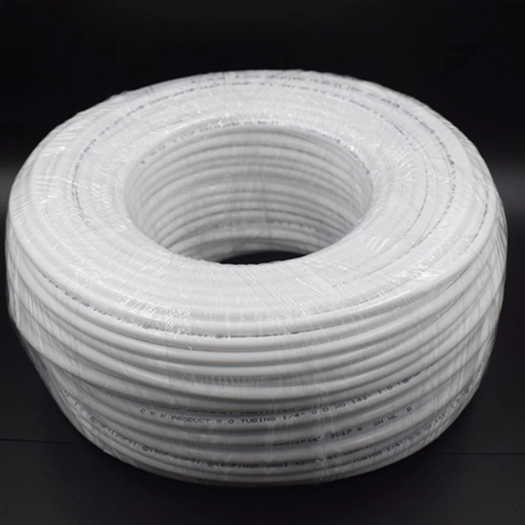 100m water tube 1/4\'\' quick hose Pipe For RO Water Filter System Aquarium PE Reverse Osmosis