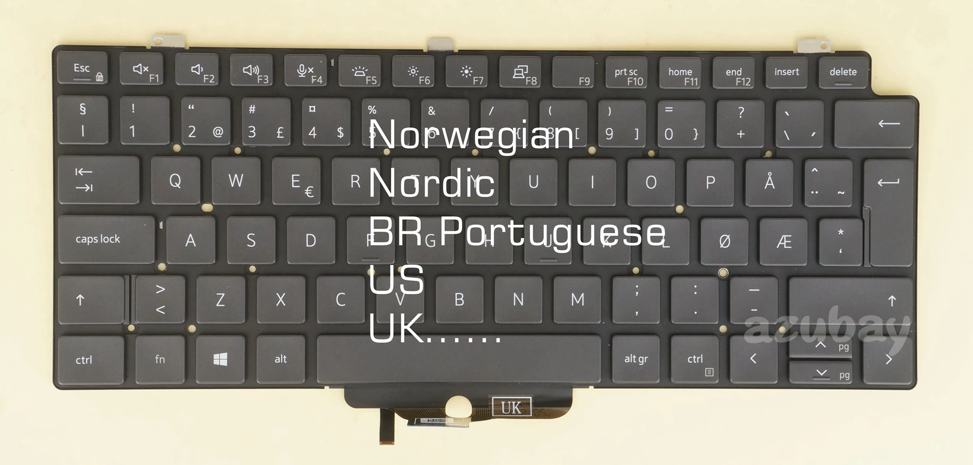 

Английская клавиатура NW Nordic BR, португальская клавиатура для DELL Latitude 7310 2-в-1 07T0WC 0272W0 01VJ7V 09FPPY 055R4J 0516C3 033M1R с подсветкой/No