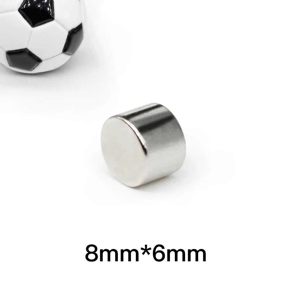 8x6mm Small Circular Magnets For Home Refrigerators, Offices DIY 8*6