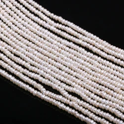 Natural FreshWater Pearl Baroque Beads Round-brilliant-shape Loose Beaded for Jewelry Making DIY Bracelet Necklace Accessories