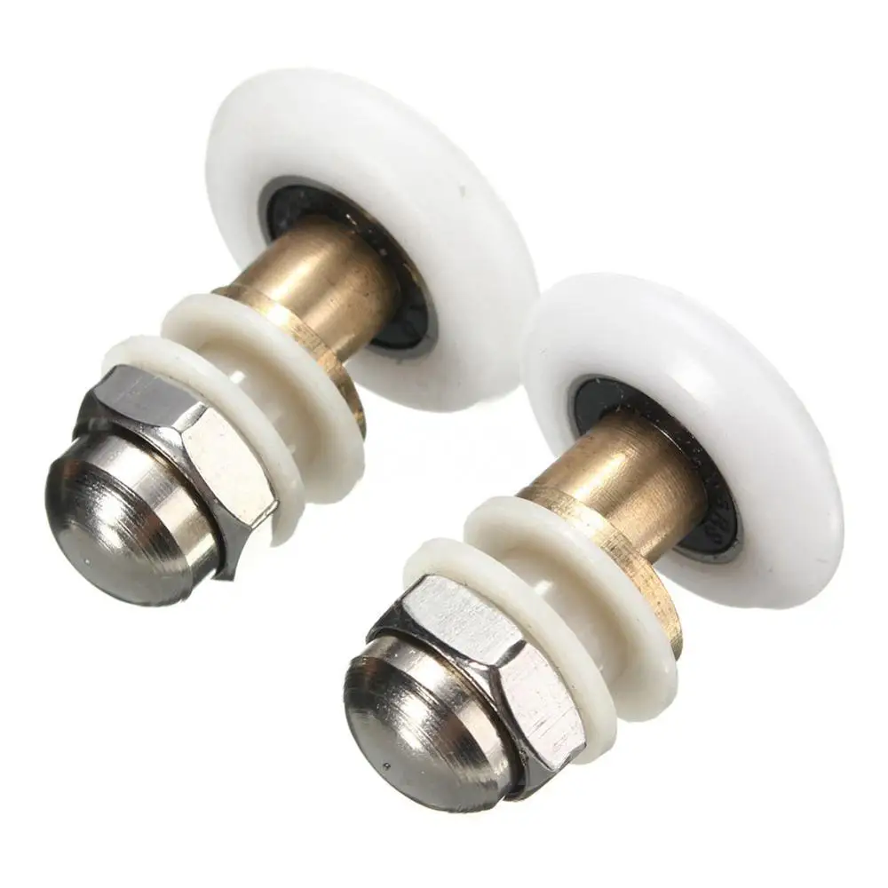 Set of 4 Single SHOWER Door ROLLERS /Runners/Pulleys 19mm23mm 25mm 27mmWheels