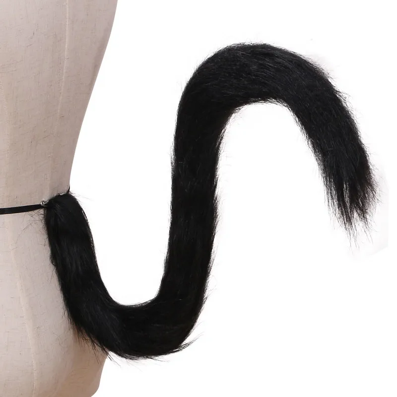 

80cm Length Fox Cat Tail Furry Animal Anime Tails Cosplay Props Carnival Party Decor Fancy Dress Halloween Costume Accessories