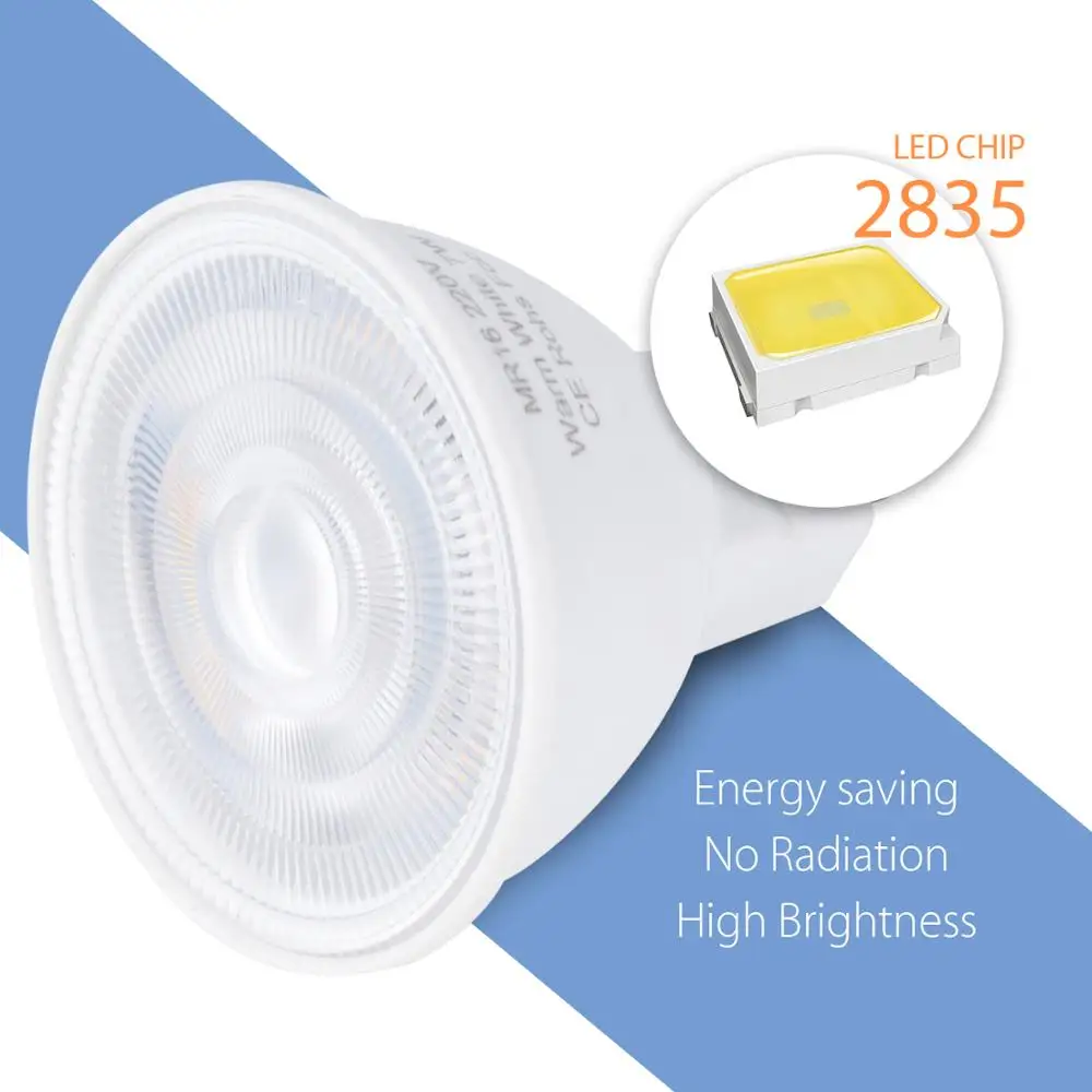 LED Bulb GU10 LED Light 220V SMD 2835 MR16 Spotlight Bombilla LED 220V 5W 7W Bulb Warm White Cold White Lampada LED Lamp