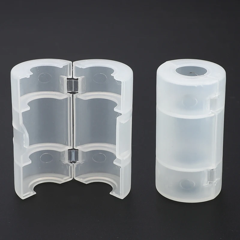 2 قطعة AAA إلى AA / AA إلى C حجم بطارية المنزلية تحويل المنزل مصغرة بطارية محول رحلة كبيرة قوة Bettery أصحاب