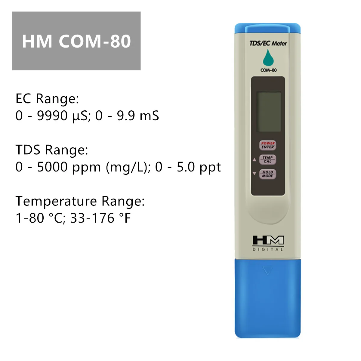 Digitale ORP pH TDS Meter Temperatuur Tester Waterdicht Met Automatische Kalibratie Draagbare Tester HM COM-80/100/200/300/360