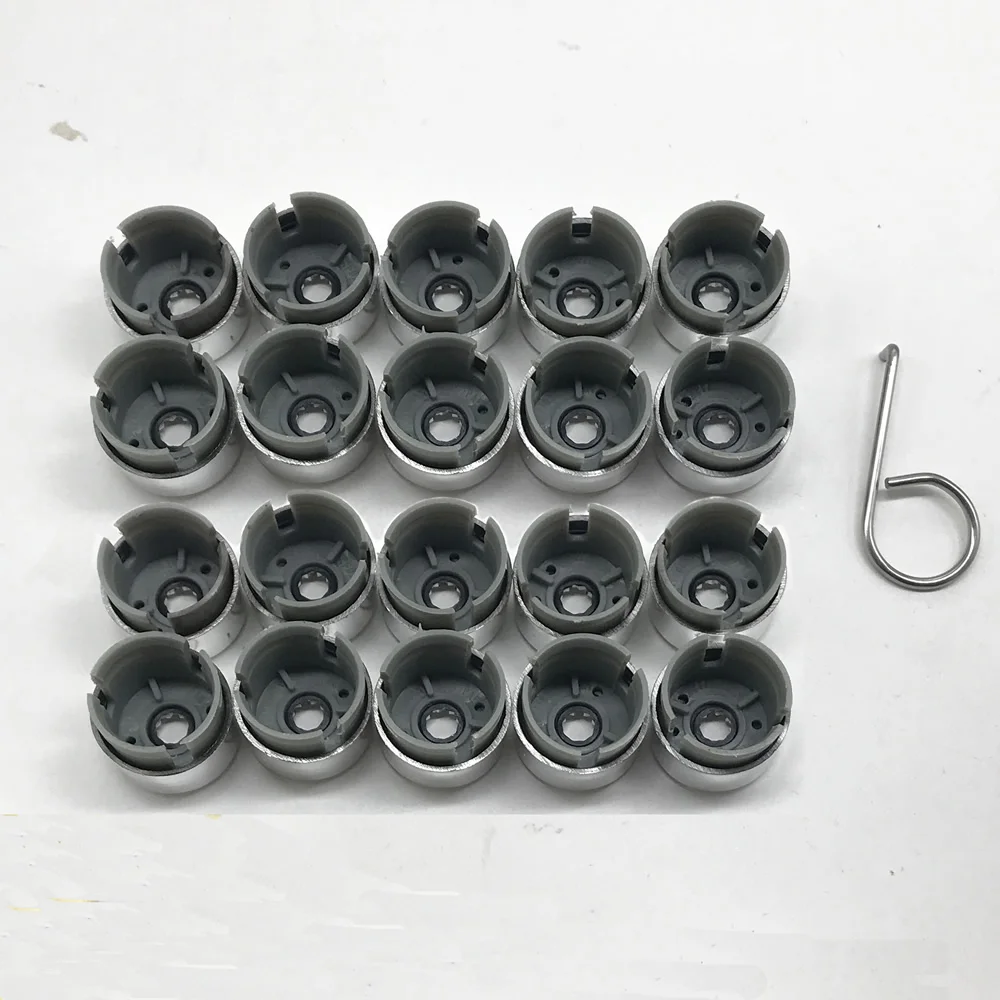 20pcs Chrome Color Car Wheel Lug Nut Bolt Cover Plugs for VW Touareg 2004-2016