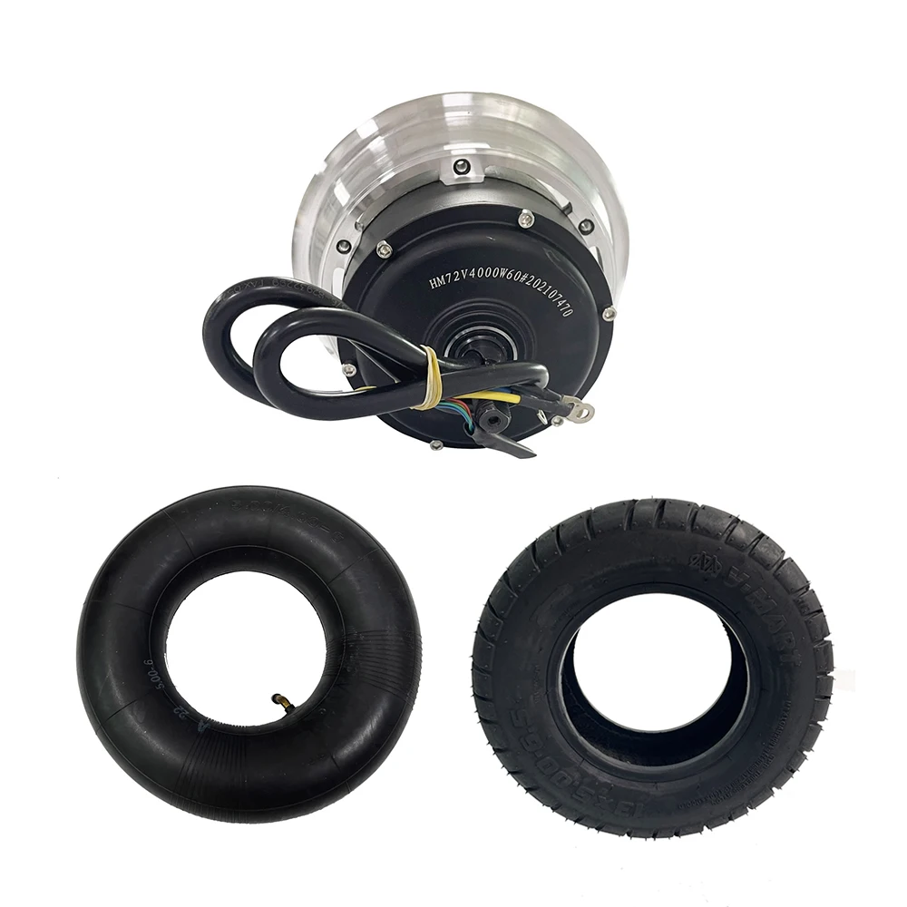 72V 4000W Motor for Electric Scooter Engines Kick Scooter 13inch Road Tire Inner Tube E-Scooter Tire motors