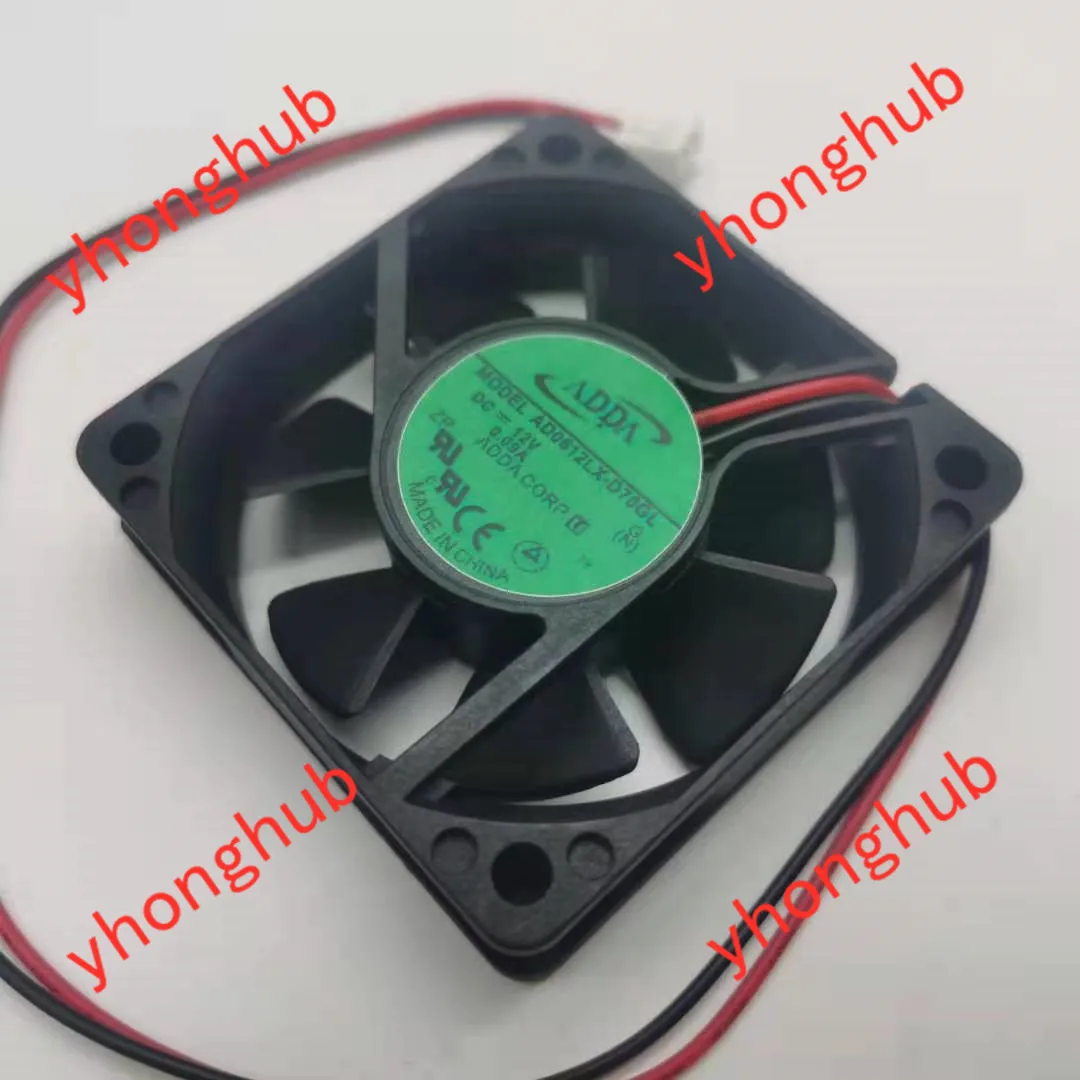 

ADDA AD0612LX-D70GL DC 12V 0.09A 60x60x15mm 2-Wire Server Cooling Fan