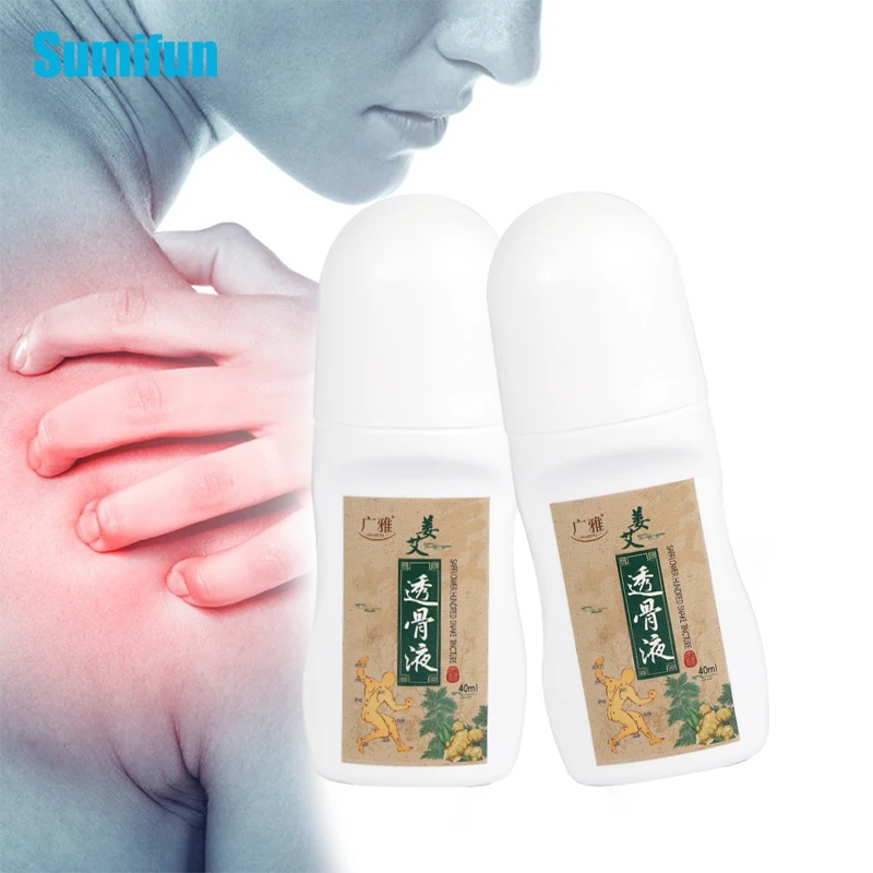 

40ML Pain Relief Cream Analgesic Roll-on Gel For Rheumatoid Arthritis Joint Back Pain Relieve Chinese Medical Pain Plaster