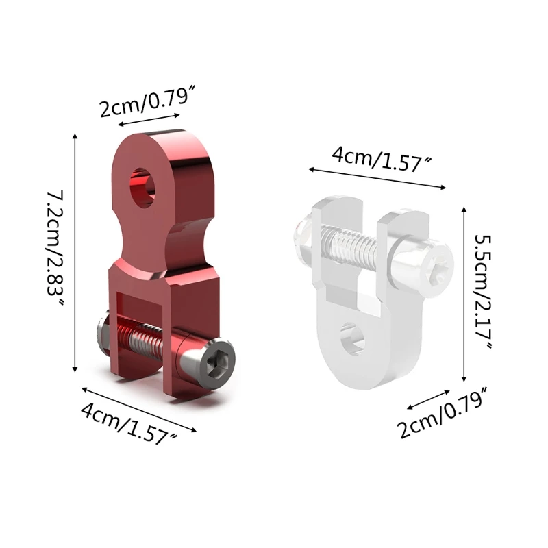 Extensor de amortiguador para motocicleta, elevador de suspensión de extensión de altura para Scooter, piezas de sustitución para motocicleta