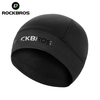 ROCKBROS Winter Cycling Cap Windproof Warm Thermal Fleece Bike Cap Running Skiing Motocycle Hat Woman MTB Bike Cycling Headwear