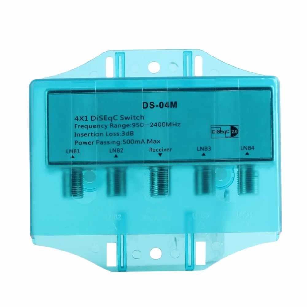 جديد مقاوم للماء 4x1 DS-04M الأقمار الصناعية 950-2400MHz ديسك 2.0 التبديل فتا طبق مسطح LNB مولتيسويتش ل واسعة النطاق استقبال الأقمار الصناعية