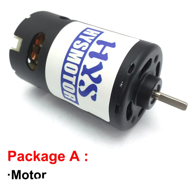 550 Minimotor Elektrische DC 5 V-12 V Hoge Snelheid 7.4 V 13000 rpm PWM Omgekeerde Metalen Motoren DIY Voertuigen Auto's Boot Model Motor RS550