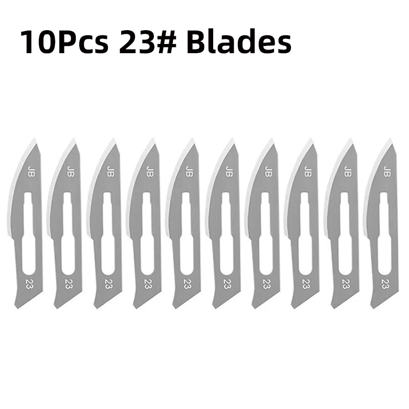 Imagem -04 - Aço Carbono Carving Knife Handle Bisturi Caixa de Metal Bisturi Lâminas Corte Antiderrapante Artesanato Ferramenta Faça Você Mesmo 11 23