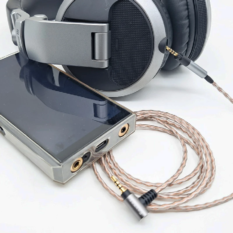 جديد واحد الكريستال النحاس سماعة كابل HDJ-X5 HDJ-X7 HDJ-S7 HDJ-CUE1 2.5 مللي متر/4.4 مللي متر متوازن كابل سماعة ترقية كابل