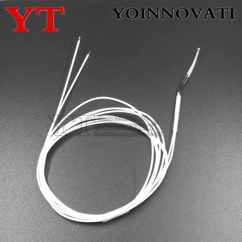 5pcs 3D Pringter 100K ohm NTC 3950 Thermistors Sensors with Cable 3D Printers Parts For Reprap Mend Part Temperature