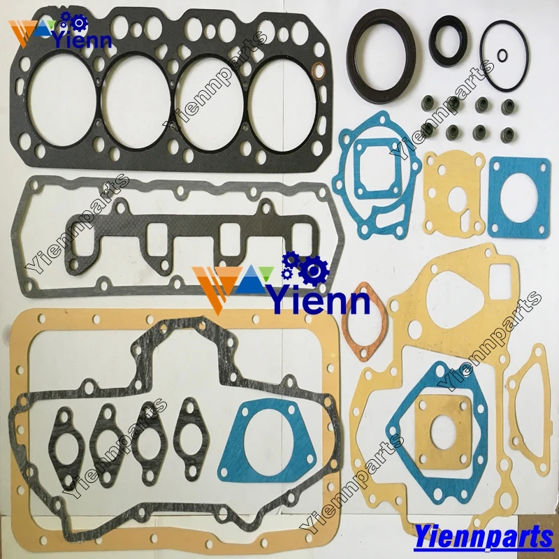 K4N Overhual Rebuild Kit For Mitsubishi Diesel Engine Parts Excavator N450-2 CX50 150 Tractor GX40 GX46 Refrigeration Unit DS 24