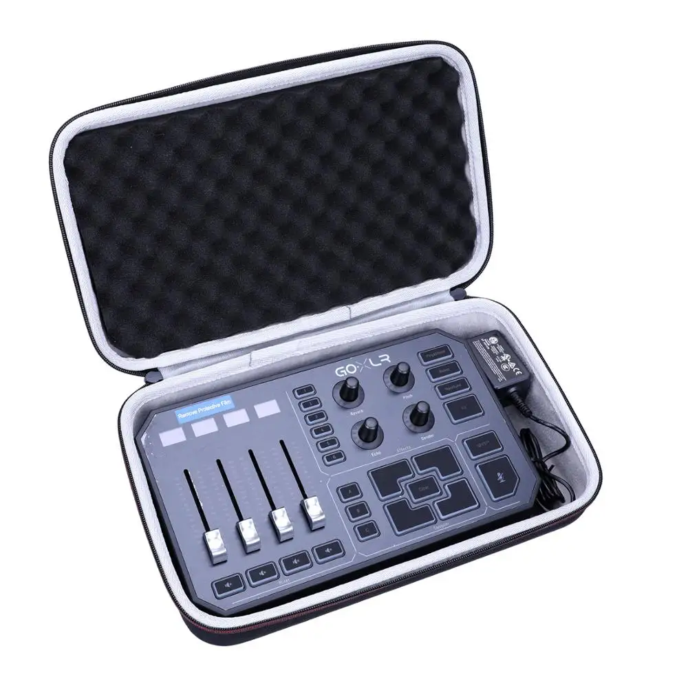 LTGEM EVA Hard Case for GoXLR-Mixer,Sampler&Voice FX for Streamers