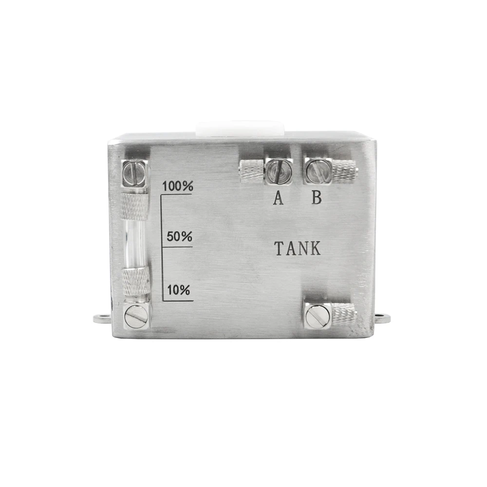 200ml Hydraulic Oil Tank Stainless Steel with oil quantity display For RC Model Parts