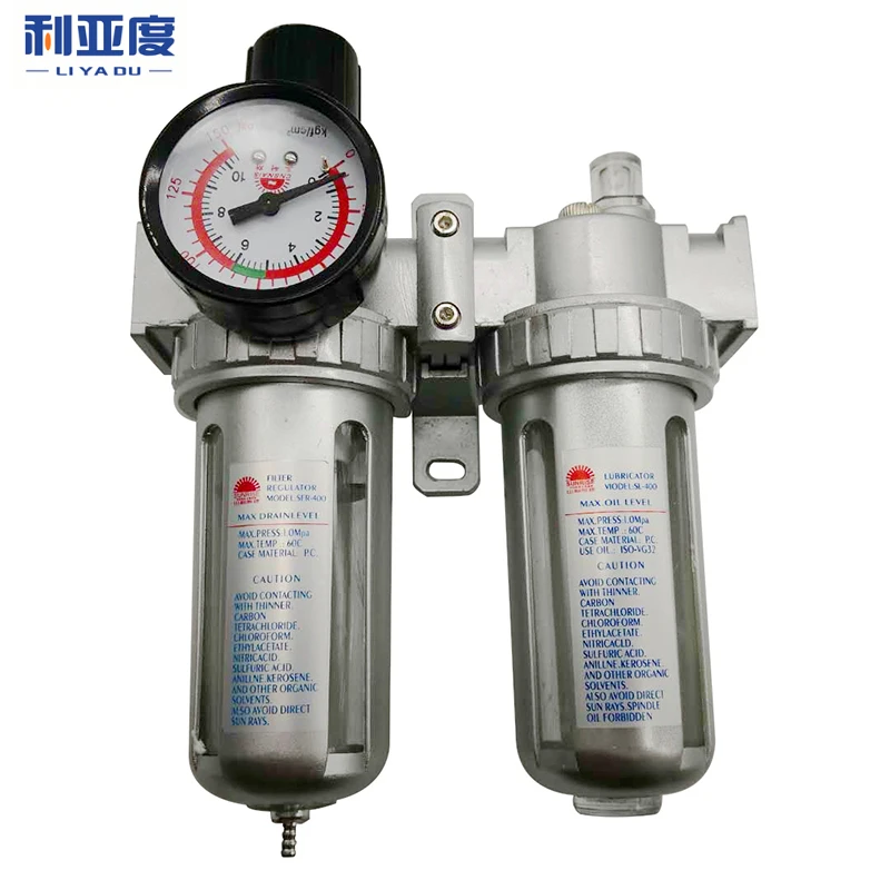 SFC-200 SFC-300 SFC-400 Air Filter Regulator Air Compressor Oil Water Separator Trap Filter Regulator Valve Automatic Drain