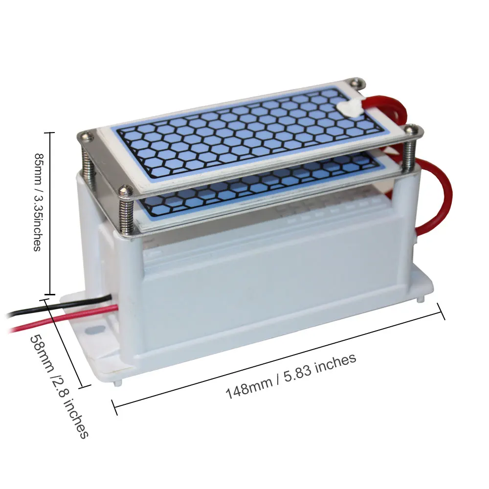 Alanchi Car Ozone Generator 12V 10G Sterilizer Air Purifier Freshener Purification Air Ozonizer Ozonator Ionizator