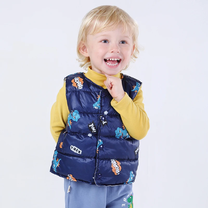 Spring Autumn Children Warm  Vest Baby Thin Waistcoat Kids Outerwear Vest Children Clothes Boys Girls Jackets Vest Baby