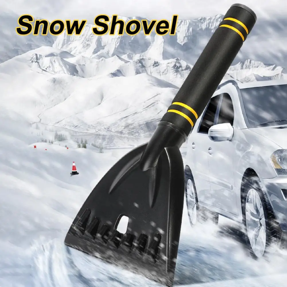 

Snow Shovel Easy to Carry Defrosting Scraper Durable Low Temperature Resistant Practical Car Windshield Snow Shovel