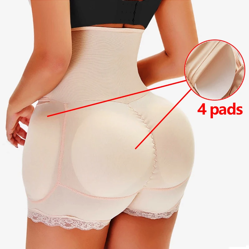 Buttocks and Hip Padded Panties High Waist Tummy Control Underpants Butt Lifter Booty Enhancer Women Sexy Shaping Shorts Sheath